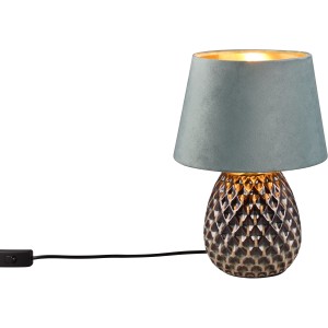 Reality Tischleuchte Ariana Blau-Grün Ø 24 cm