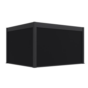 Paragon Outdoor Seitenteil für Pergola Grand Tuscan 12 Grau 340 cm x 237 cm