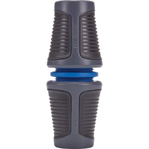 LUX Reparator Schlauchverbinder 13mm, mit Knickschutz, zur Schlauchreparatur oder -verlängerung.