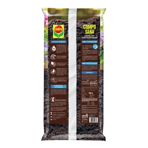 Sack Compo Sana Balkon- und Kübelpflanzenerde, torffrei, 70L. Spezialerde für Balkon- und Terrassenpflanzen.