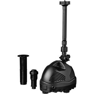 Ubbink Elimax 2000 Springbrunnenpumpe, 2200 l/h, 35 W, mit Zubehör für Wasserspiele im Gartenteich.