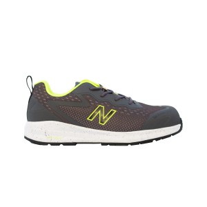 New Balance Logic S1 PL Sicherheitsschuh, grau-limette, Gr. 40. Arbeitsschuh mit Zehenkappe.