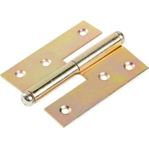 Aushebescharnier Rechts Gelb Verzinkt 80 mm x 65 mm