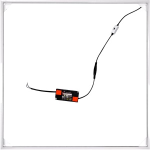 LED Lichtrahmen-Set 40W Infrae, weiße Deckenmontage. Zubehör für Heizpaneel.