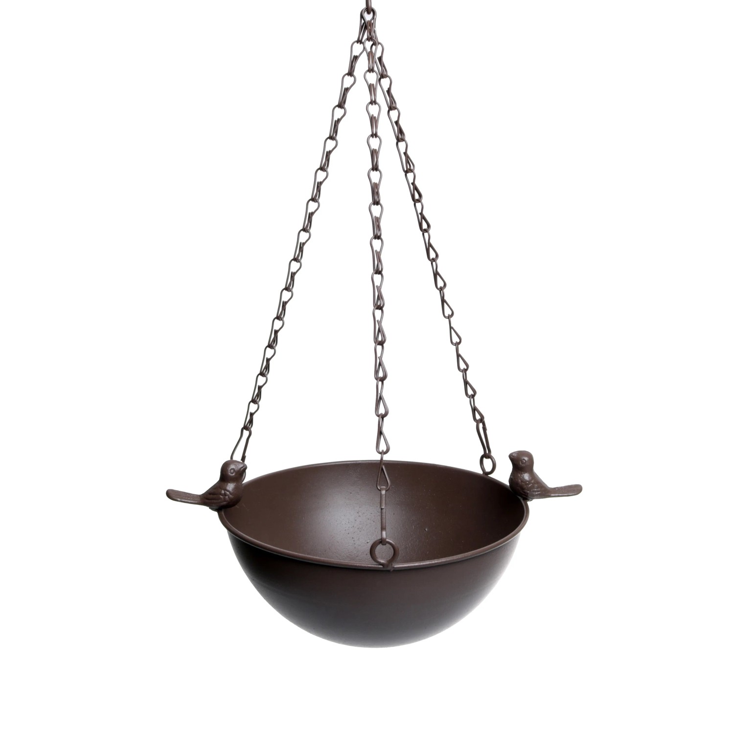 Keygift Vogeltränke Zum Aufhängen – 2-in-1 Antik Kupfer, 58 Cm, Mit Ketten