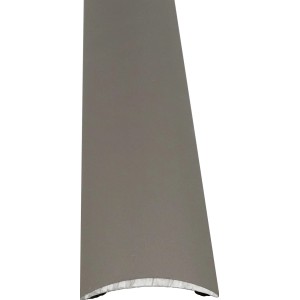 Übergangsprofil, selbstklebend, Edelstahloptik, 30x5x1000 mm für Laminat & Parkett.