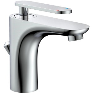 Schütte Waschtischarmatur Orca Chrom, moderne Einhebelmischbatterie für Waschbecken.