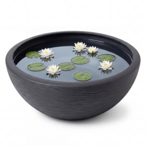 BigDean XL Pflanzschale 59cm x21cm DXH Ideal auch als Brunnenschale
