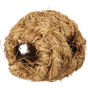 Trixie Grasnest Hamster, Ø 10cm, aus Naturmaterialien, Zubehör für den Hamsterkäfig.