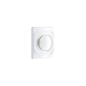 Grohe Surf Betätigungsplatte in Chrom für WC, wellenförmiges Design.