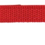Rotes Trixie Katzenhalsband mit Adresslasche und Glöckchen aus Nylon.