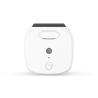 Weiße Eufy eufyCam S330 Überwachungskamera mit Homebase S380-Set, Frontansicht.