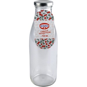 Dr. Oetker Smoothie Flasche, 750ml, aus Glas, für Säfte, Dressings und mehr.