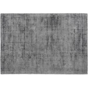 Kayoom Kurzflorteppich Luxury 110, grau-anthrazit, 120x170 cm. Moderner Teppich mit meliertem Retro-Design.
