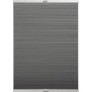 Graues Schöner Wohnen Thermo-Wabenplissee Sina, 120x130 cm, für Fenster, geschlossen.