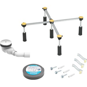 Ottofond Montage-Set  für Duschwannen mit Ablauf 90 mm