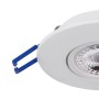 EGLO LED Einbaustrahler Set ZUJAR, 3er, weiß, 3000K, 3,4W, Ø 90mm.