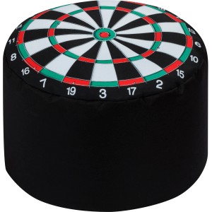 Sitting Point Hocker DotCom Dart, schwarz-bunt, mit Dartscheiben-Muster. Bequemer Sitzsack für Wohnzimmer und Jugendzimmer.
