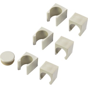 Fußkappen Set für Hängesessel Palmwoods, 6 Stück aus Kunststoff.