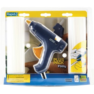 Rapid Heißklebepistole EG111 mit 500g Klebesticks im Set.