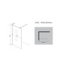 Glasdeals Walk-In Duschwand 140 x 200 cm AQUOS-CRUSHED-3415_6