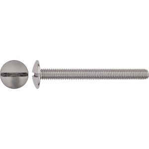 Becherschraube M5 x 30 mm Stahl Feuerverzinkt 10 Stück
