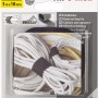 Fix-o-moll Klett-Binder, schwarz, 5m x 10mm, zum Bündeln von Kabeln.