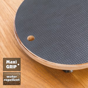 Wagner Transporthilfe, Ø 20cm, Pappelholz mit rutschfester MaxiGrip Oberfläche und Softlaufrollen.