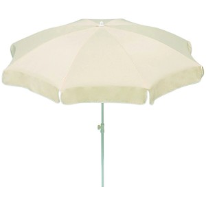 Schneider Balkonschirme Ibiza Ø 240 cm Natur mit Push-Up Mechanik