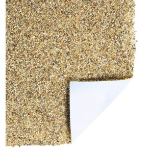 Heissner Bekieste Teichfolie, 40cm breit, Meterware für naturnahe Teichufer und Bachläufe.