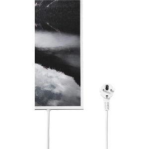 Könighaus Infrarotheizung mit Bergsee-Motiv, 60x120 cm, 1000W, elektrische Heizung.