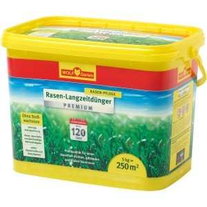 Wolf-Garten Premium Rasendünger mit 120 Tage Langzeitwirkung 5 kg