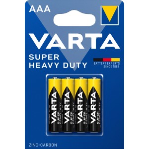 Varta Superlife Micro AAA Batterien, 4er-Pack. Zuverlässige Energie für Geräte.