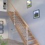 Treppe Mykonos Eiche Gerade Design-Geländer-Holzstäbe FSC®_6