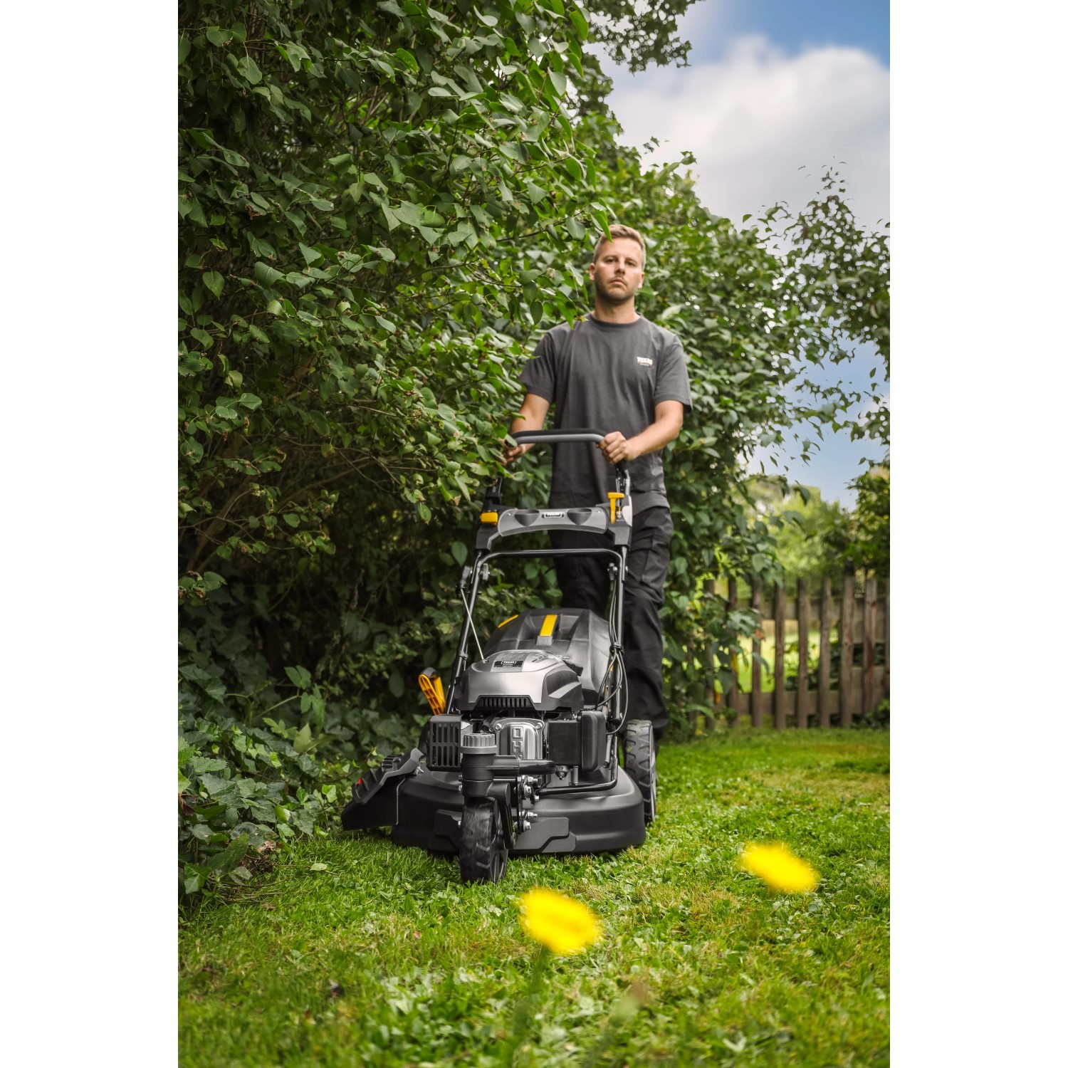 Starter Set Benzin Rasenmäher Mit Antrieb Schnittbreite 51 Cm 5in1 Elektrostart Radantrieb P540329253
