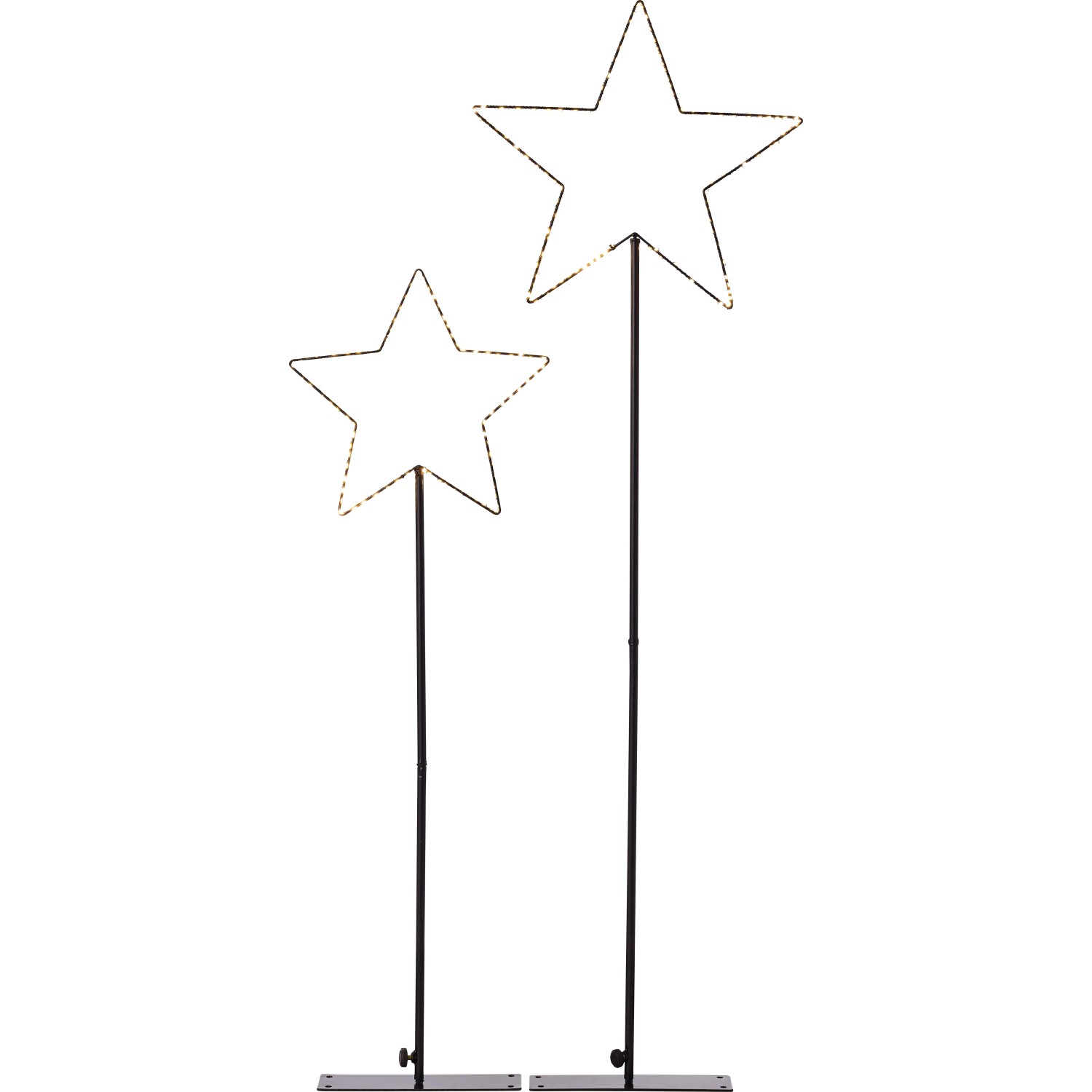 LED-Figur Stern 2er-Set Schwarz kaufen bei OBI