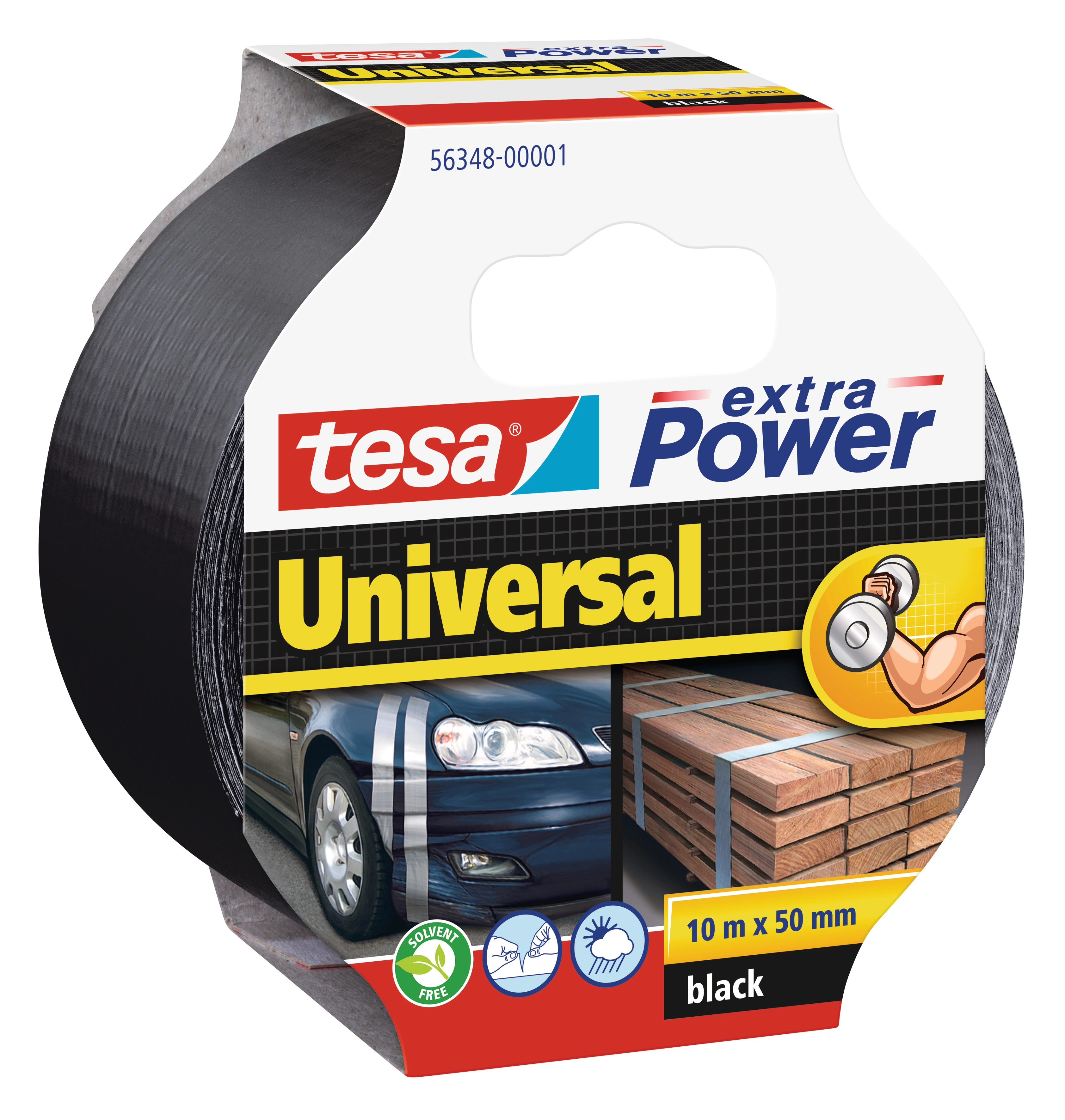 Tesa Extra Power Universal Schwarz 10 m x 50 mm kaufen bei OBI