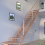 Treppe Lindos Pro Buche Gew. R 80 cm Design-Geländer-Holzstäbe FSC®_6