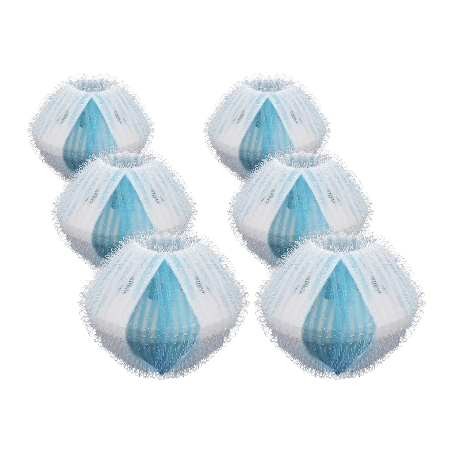 Domopak Living Anti-Fusselbälle für Waschmaschine 6er Set Weiß-Blau kaufen bei OBI