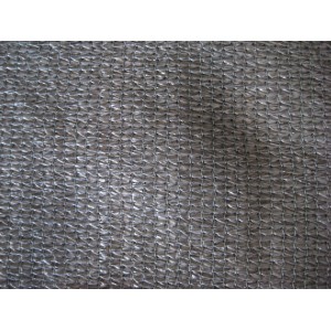 Anthrazitfarbene Solid Sichtschutzblende mit grober Struktur aus HDPE, 80x500cm.