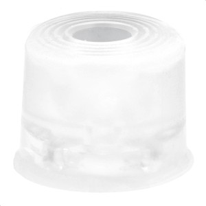 Wagner Boden-/Wandtürstopper Vulkano Ø 35 mm x 25 mm Gummi Transparent