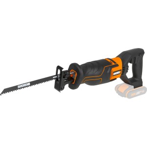 Worx Akku-Säbelsäge WX500.9 Solo 20 V, Akku-Säge in Schwarz/Orange.