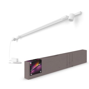 Philips Hue LED-Schienenbeleuchtung Perifo 2er Wandspots & Gradient Tube Weiß