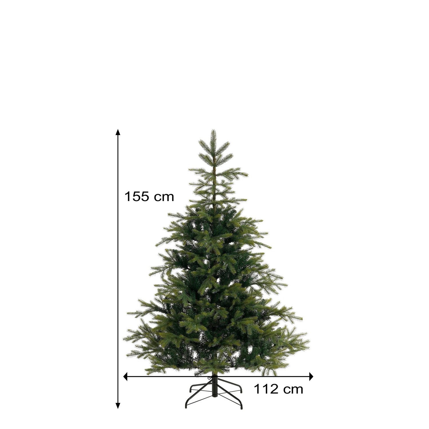 Knstlicher Weihnachtsbaum Tannenbaum Grimshaw 155 cm Kunsttanne Grn  kaufen bei OBI