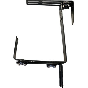 Siena Garden Blumenkastenhalter Gigant, grün, verstellbar für Geländer und Mauern.