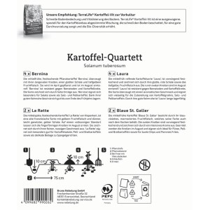 Kiepenkerl Pflanzkartoffel Quartett Spezial, 12 St: Mischung verschiedener Kartoffelsorten für den Garten.
