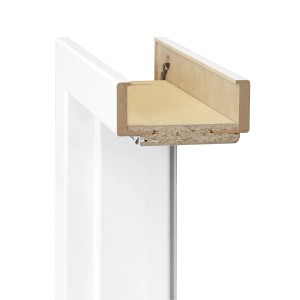 Classen Türzarge Uni White, Detailansicht der Zargenkonstruktion.