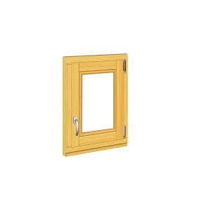 Roro Holzfenster Fichte 48 cm x 63 cm DIN R