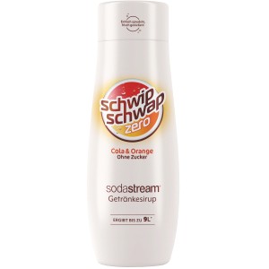 SodaStream Sirup Schwip Schwap Zero, 440ml Flasche für ca. 9L Fertiggetränk.