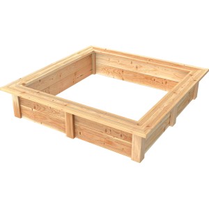 Sandkasten Douglasie 150 cm x 150 cm